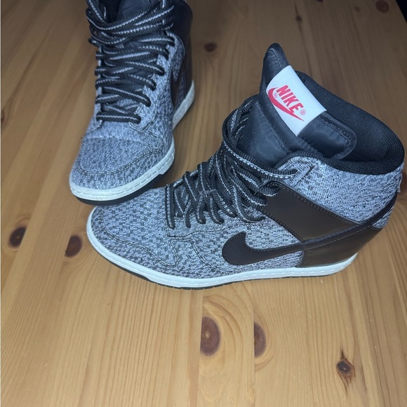 Nike Dunk Sky Hi TXT Wolf Grey Rare Vintage 2013 - Picture 2 of 8